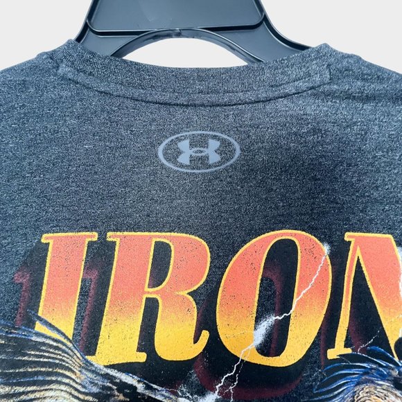 Under Armour Project Rock Iron Paradise T Shirt Long Sleeve Gray Mens Medium M - Picture 6 of 10